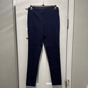 Navy Blue Slim Fit Pants